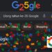 Merayakan Ulang Tahun ke-25, Google Tampil dengan Doodle Unik