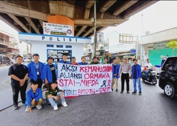 Peduli Gempa Bandung, Ormawa STAI Mifda Subang Menggelar Aksi Open Donasi