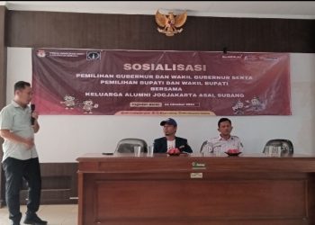 KPU Subang bersama KAYAS Sosialisasikan Pilkada di Pagaden Barat