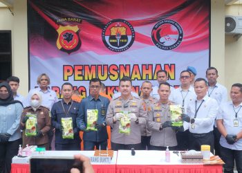 Polres Subang Musnahkan 5 Kg Sabu, Tegaskan Komitmen Berantas Narkoba