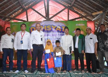 DAHSYAT! Dirut DAHANA Santuni Anak Yatim dan Bantu Renovasi Panti