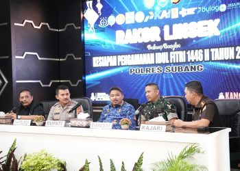 Pastikan Keamanan Idulfitri, Bupati Subang Hadiri Rakor Linsek Ops Ketupat Lodaya 2025