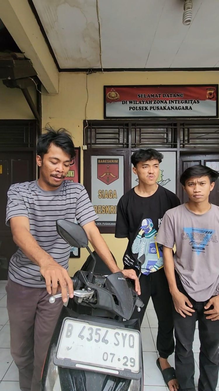 Polsek Pusakanagara Ringkus Pria yang Diduga Curi Motor di Jakarta Selatan