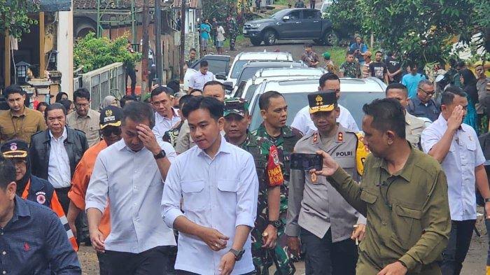 Wapres Gibran Tinjau Dampak Banjir di Sukabumi, Salurkan Bantuan bagi Warga