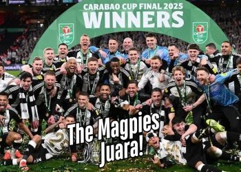 Taklukan Liverpool 2-1 di Wembley, Newcastle United Juara Carabao Cup 2025