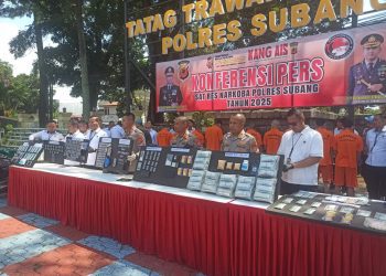 Satres Narkoba Polres Subang Sigap! 15 Kasus Narkotika dan Farmasi Berhasil Diungkap