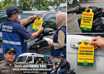 Bapenda Jabar Terapkan Hang Tag untuk Kendaraan Penunggak