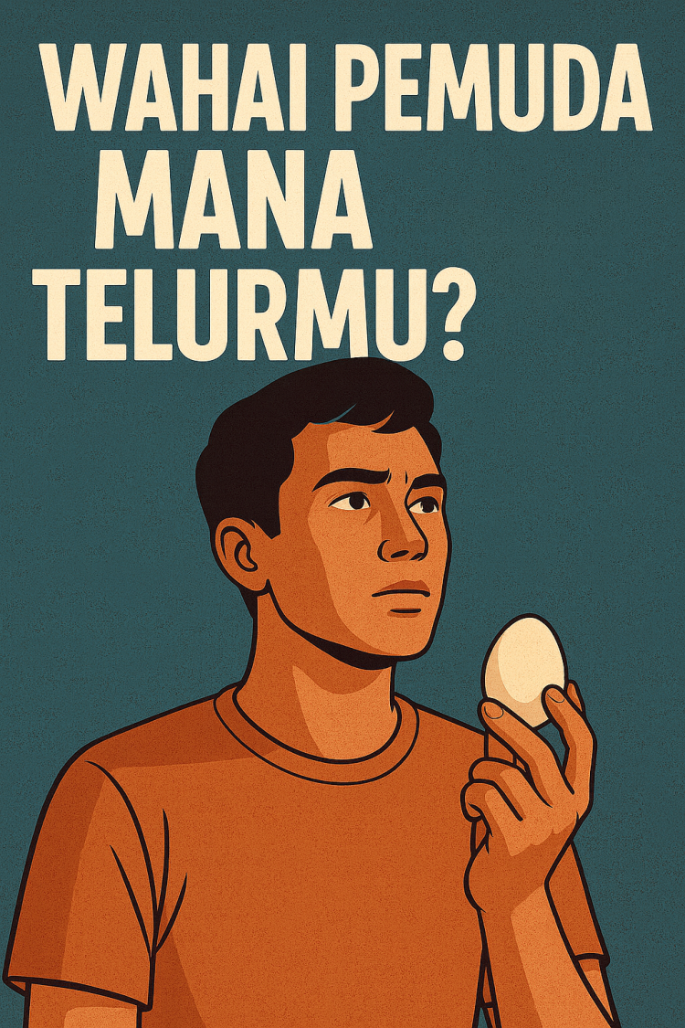 Pemuda, Telur, dan Puisi yang Menyentil Tanpa Berkeringat