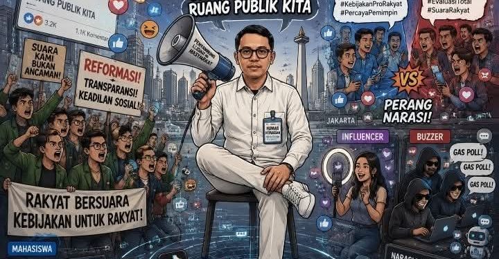 Riuhnya Ruang Publik Kita: Humas Kekuasaan versus Penyambung Suara Rakyat
