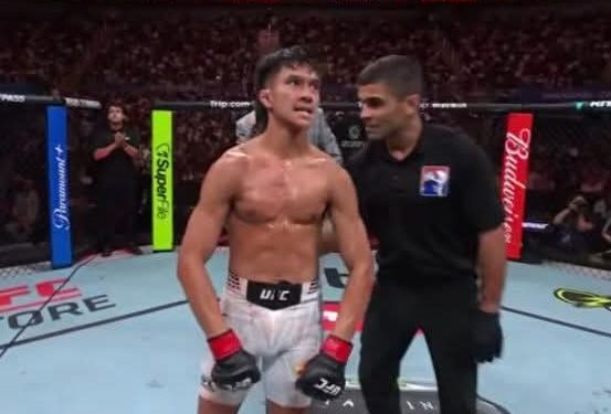Bilal Hasan “The IndoNinja” Ukir Sejarah di UFC, KO Petarung Peru pada Debut di Shanghai